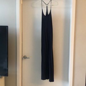 Navy maxi dress